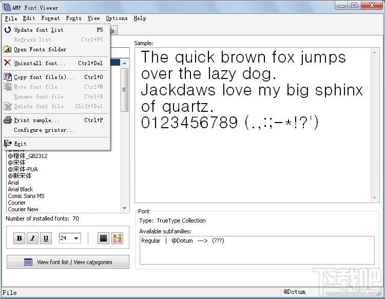AMP Font Viewer,AMP Font Viewer下载