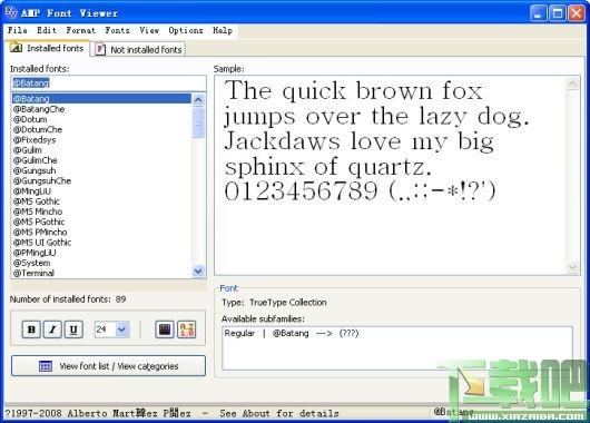 AMP Font Viewer,AMP Font Viewer下载